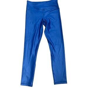 Zyia Active Blue Shine Leggings Size 6-8‎